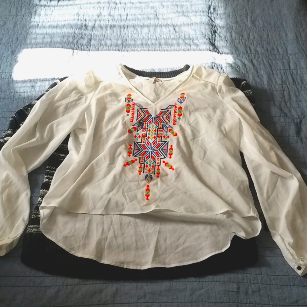 Bohemian Hippie Love Flowy Shirt